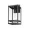 Z-Lite Nuri 1 Light Outdoor Wall Sconce, Black & Clear 596M-BK - alternate 2